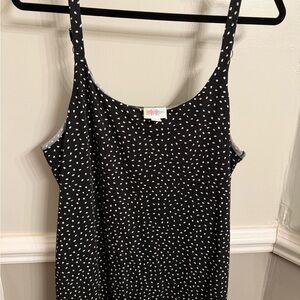 LuLaRoe Black and White Dress With Shorts